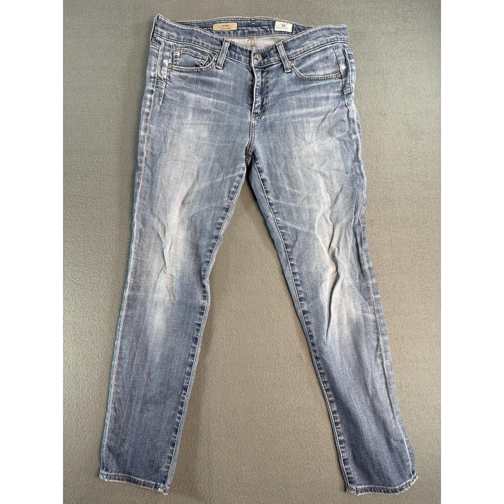 AG Adriano Goldschmied The Beau Jeans Womens 28R Med Wash Blue Skinny Denim
